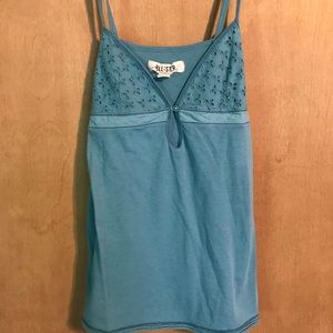 Hollister tank top teal